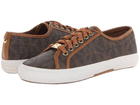 browns michael kors shoes sale|Michael Kors brown sneakers women.